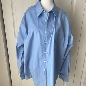 Van Heusen Blue Dress Shirt Classic Fit
